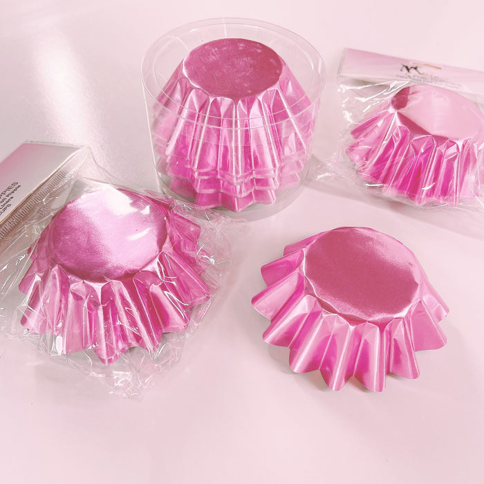 MORE CUPPIES FAIRY FLOSS PINK FOILS 48PC