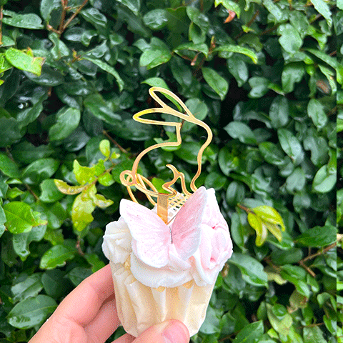 Cupcake Topper Bunnies 6pc