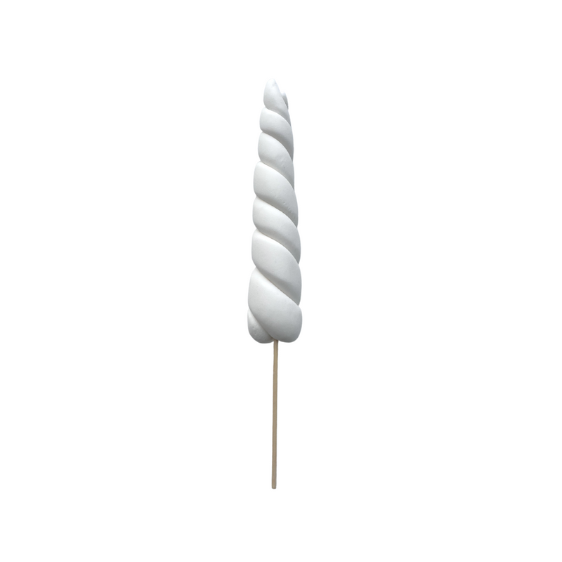 Unicorn Horn Pearl White 1pc
