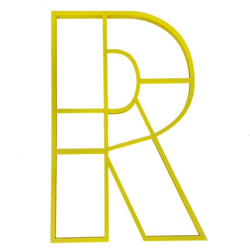 Cookie Cake Cutter Letter R *Clearance*