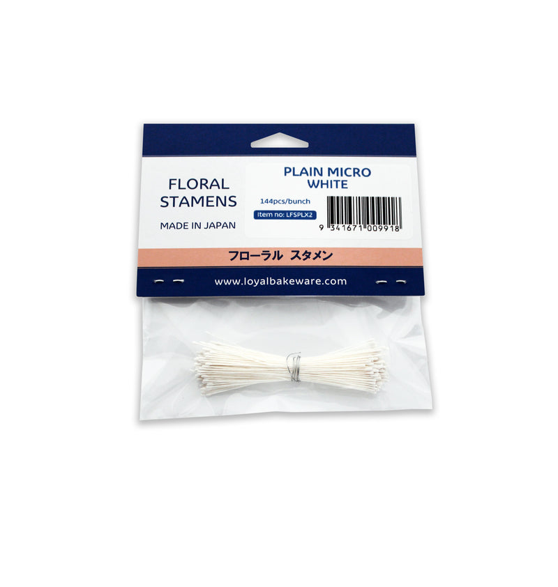 Stamen Round Micro White 144pc