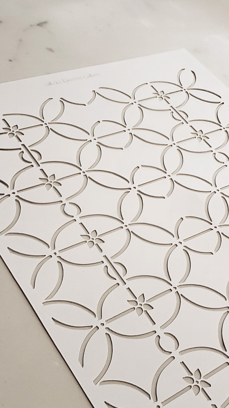 XL Cake Stencil Avril