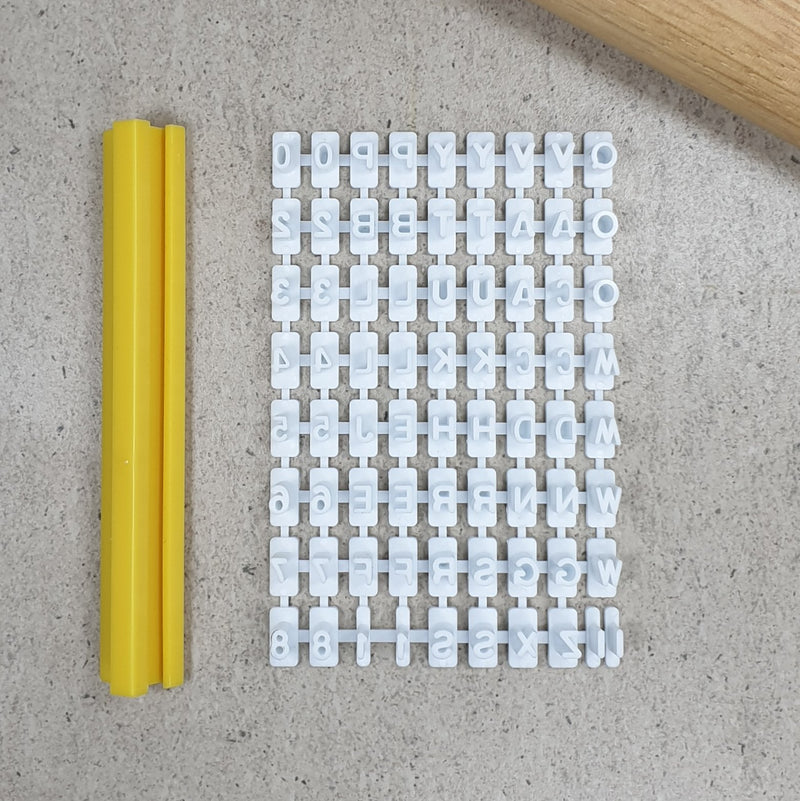 Stamp Set Alphabet & Numbers