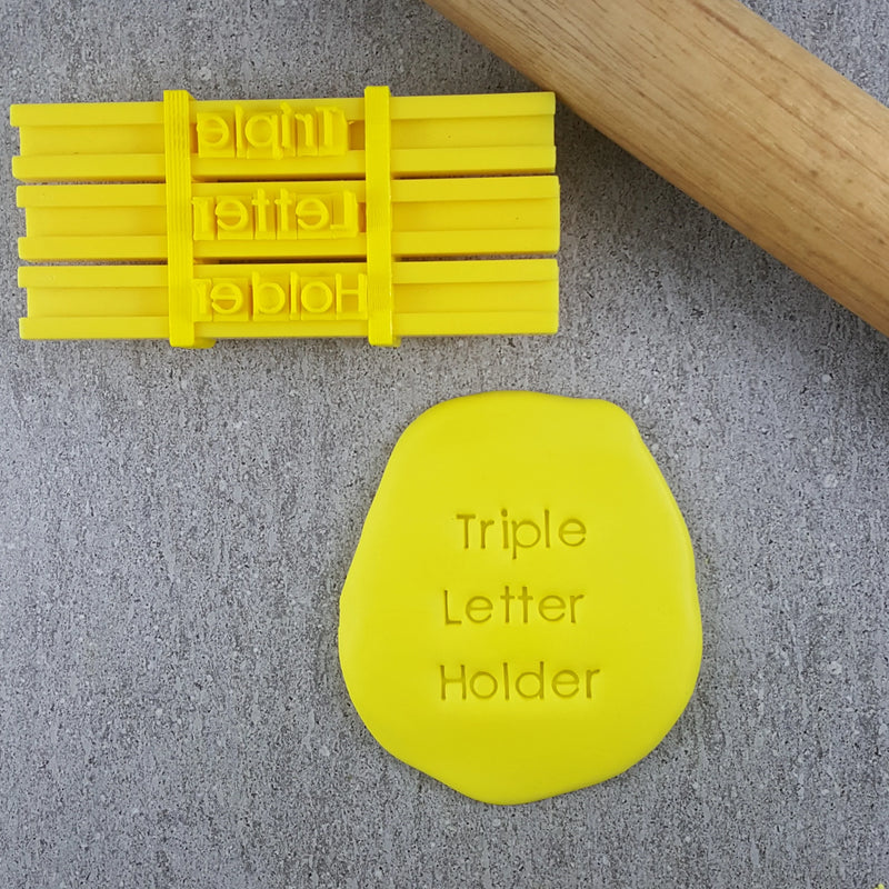 Stamp Embosser Triple Letter Bar Holder