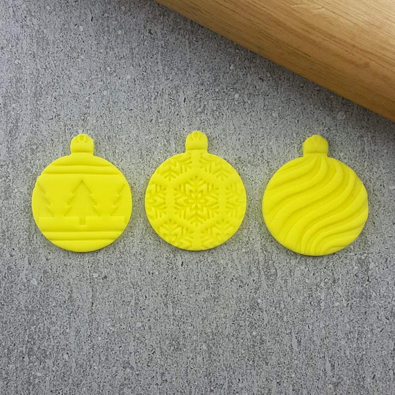 Stamp Embosser With Cutter Mini Bauble