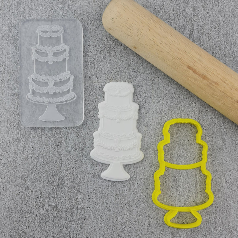 Stamp Debosser With Cutter Lambeth Cake