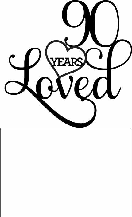 Topper Storybook Number Years Loved