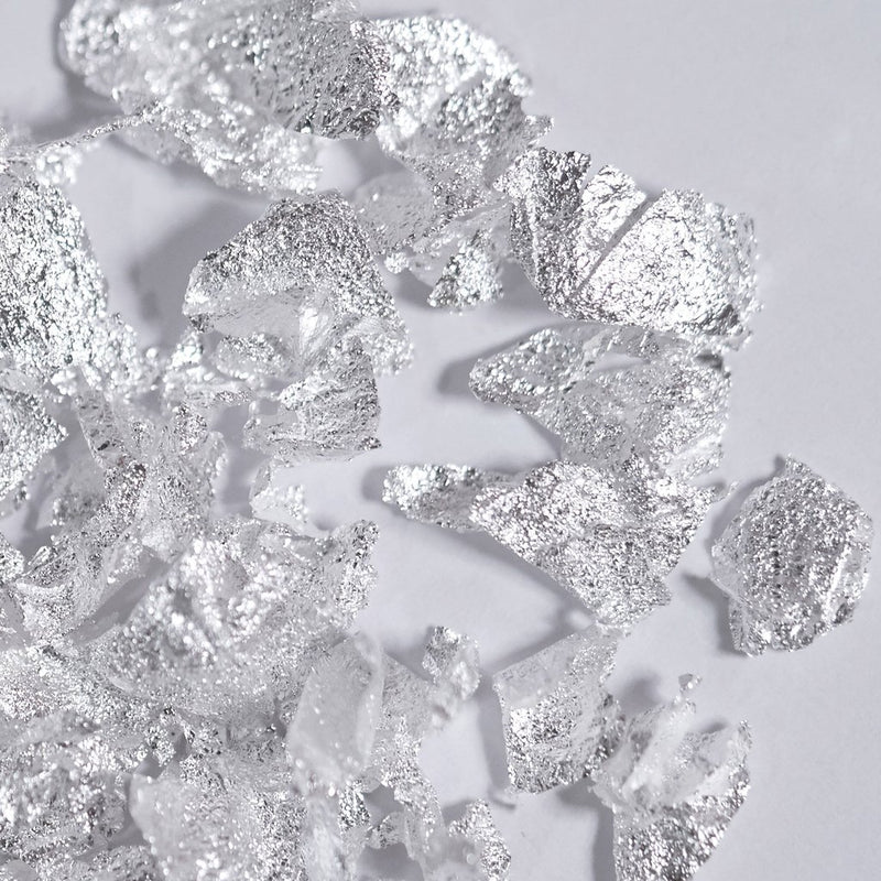 Silver Leaf 20mm Flakes Case