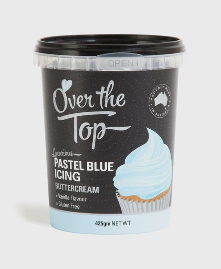 Over The Top Buttercream Pastel Blue 425G *Clearance*