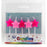 Candle Stars Pink 5pc