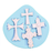 Silicone Mould Cross Assorted