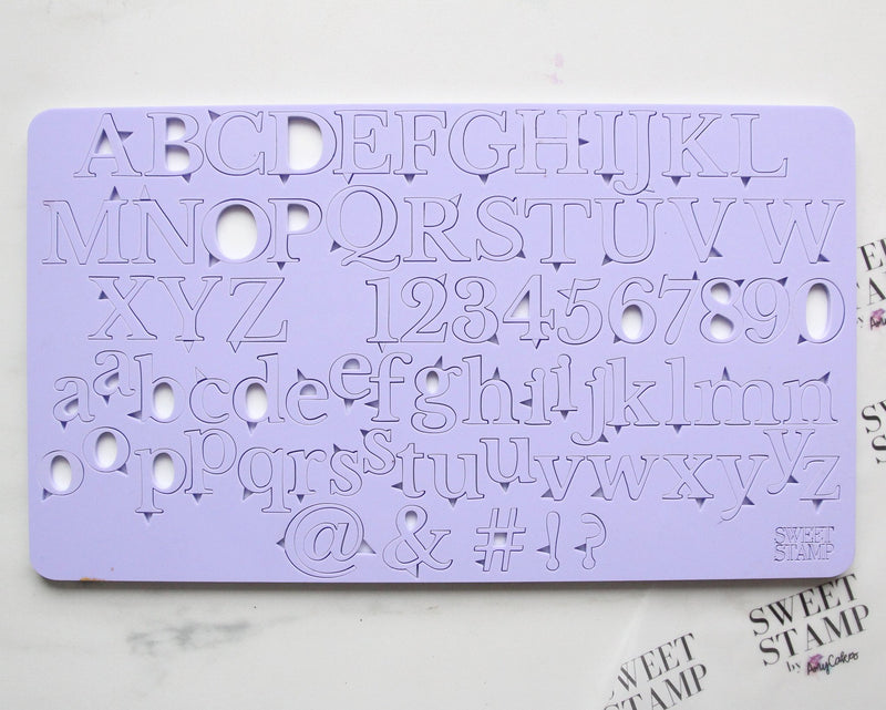 Stamp Set Classic Upper, Lower & Number