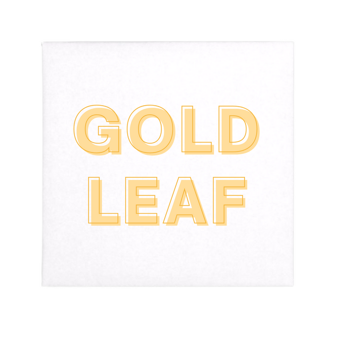 GOLD LEAF TRANSFER SHEET 5PC