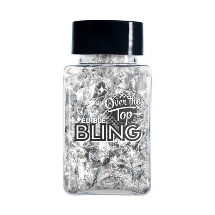 Bling Leaf Flakes Silver 2g