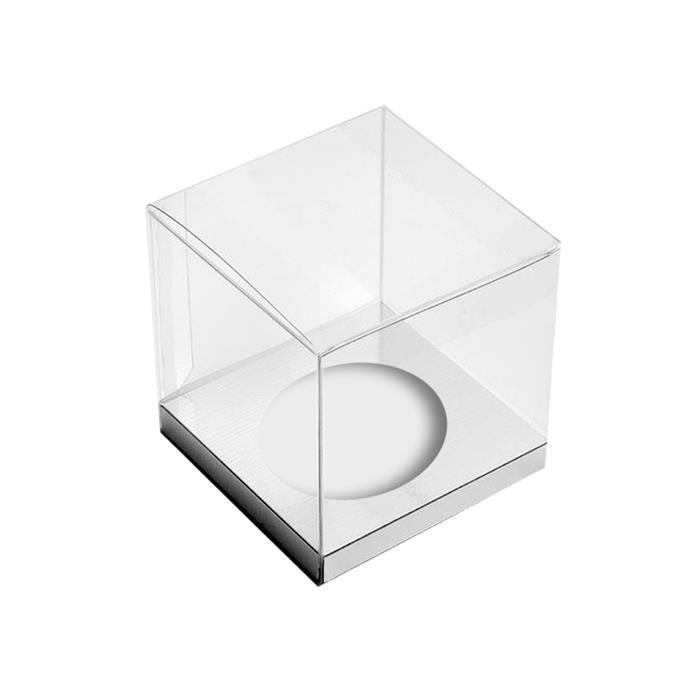 Cupcake Box Clear 1 Hole