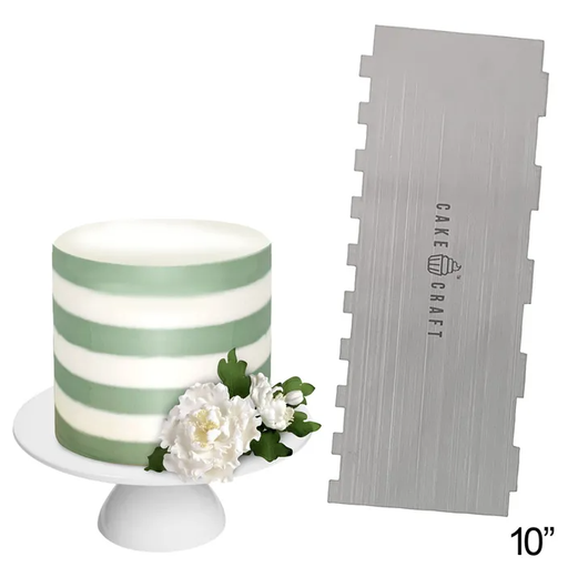 Buttercream Comb Thick Stripes 10in