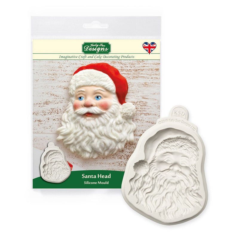 Silicone Mould Christmas Santas Head