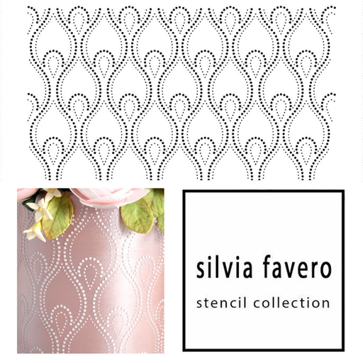 SILVIA FAVERO XL CAKE STENCIL IMPERIAL