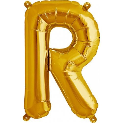 Alphabet Balloon Gold 16in R *Clearance*