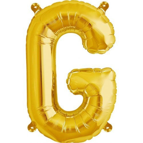 Alphabet Balloon Gold 16in G *Clearance*