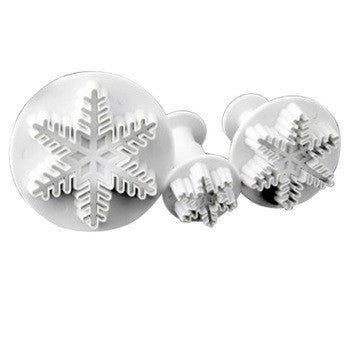 Plunger Cutter Snowflake 3pc
