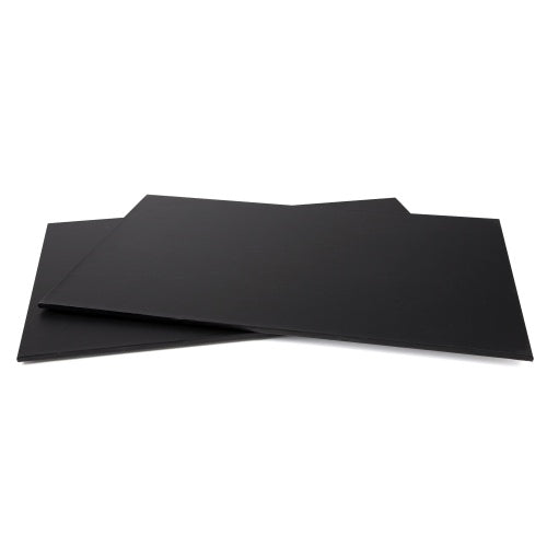 Masonite Board Rectangle Black 11x13in