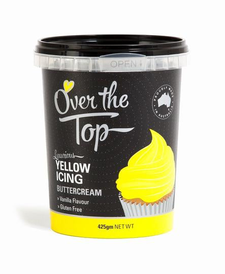 Over The Top Buttercream Yellow 425G *CLEARANCE*