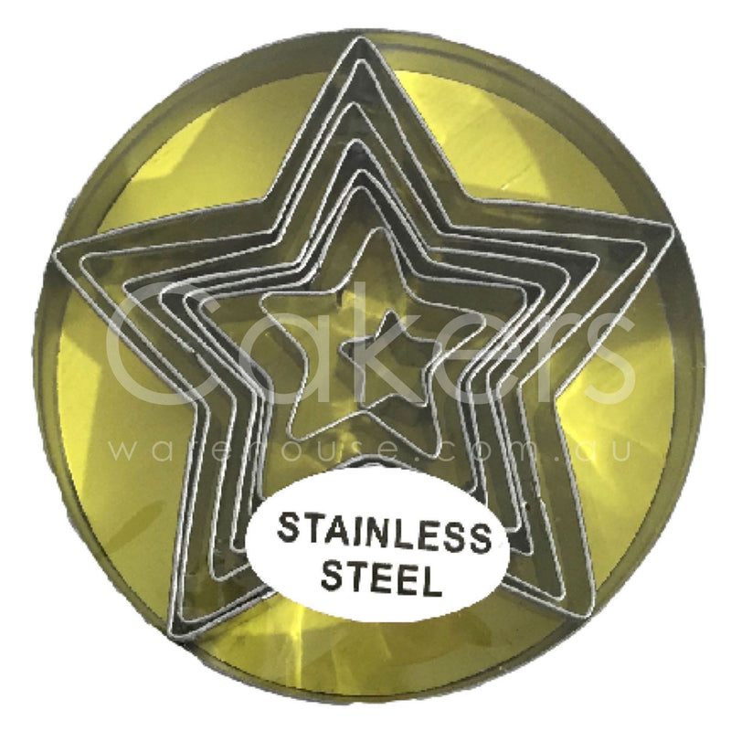 CUTTER 5 POINT STAR 8PC