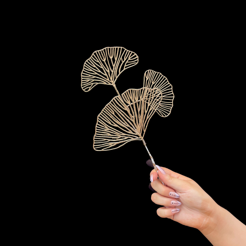 GINKGO LEAF STEM GOLD