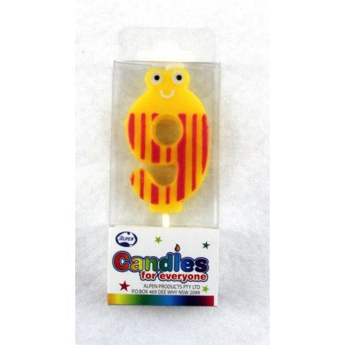 Candle Numeral Eyes #9 *Clearance*
