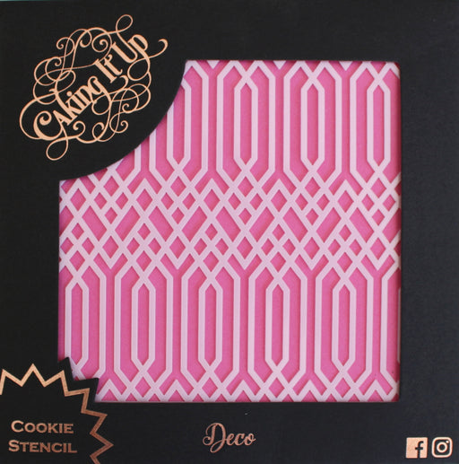 CAKING IT UP COOKIE STENCIL DECO