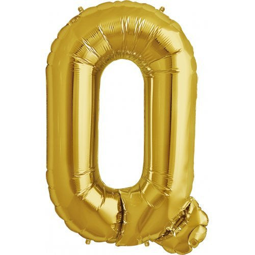 Alphabet Balloon Gold 34"in Q *Clearance*