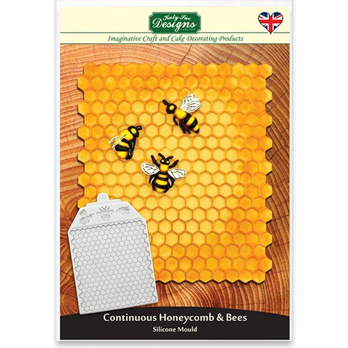 Silicone Mould Continuous Honeycomb & Bees