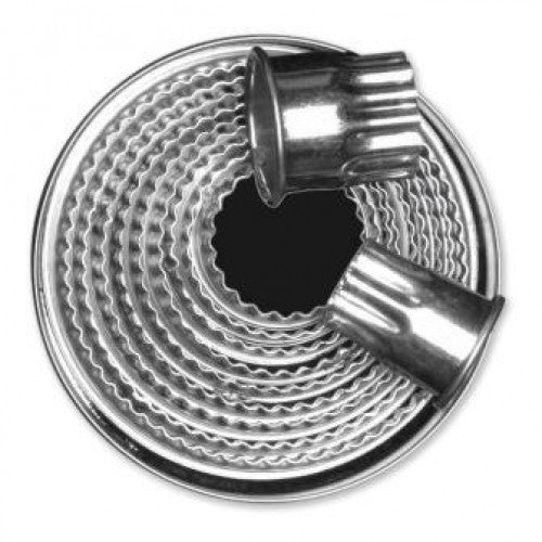 Cutter Round Scallop 11pc