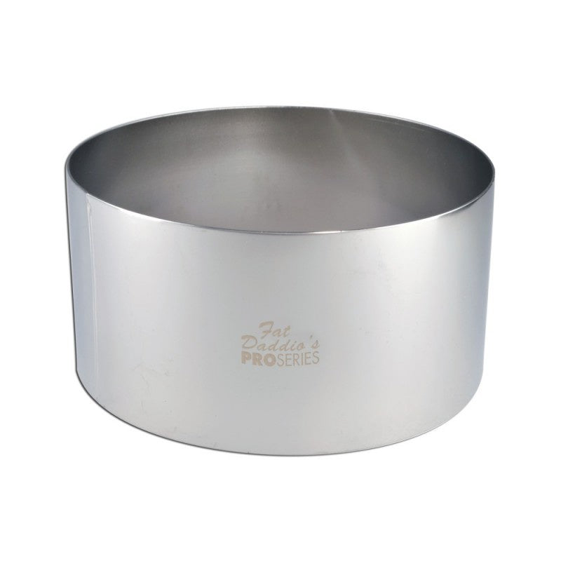 Stainless Steel Pastry Ring Deep 6in