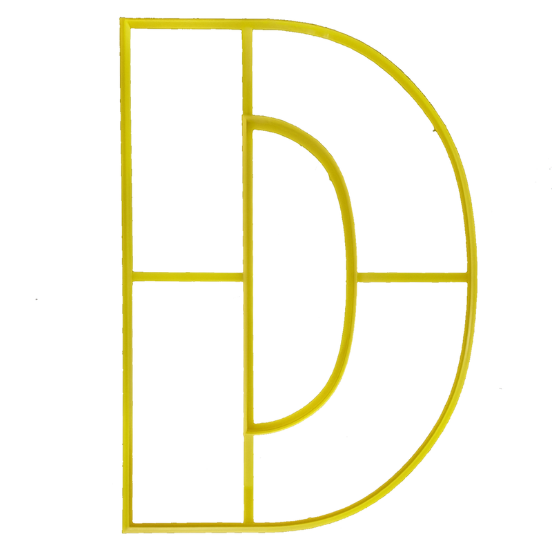 Cookie Cake Cutter Letter D *Clearance*