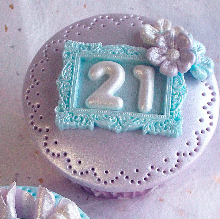 Silicone Mould Domed Numbers