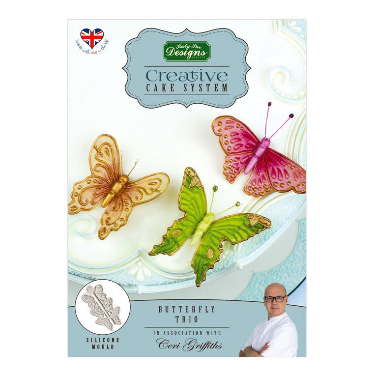 Silicone Mould Butterfly Trio