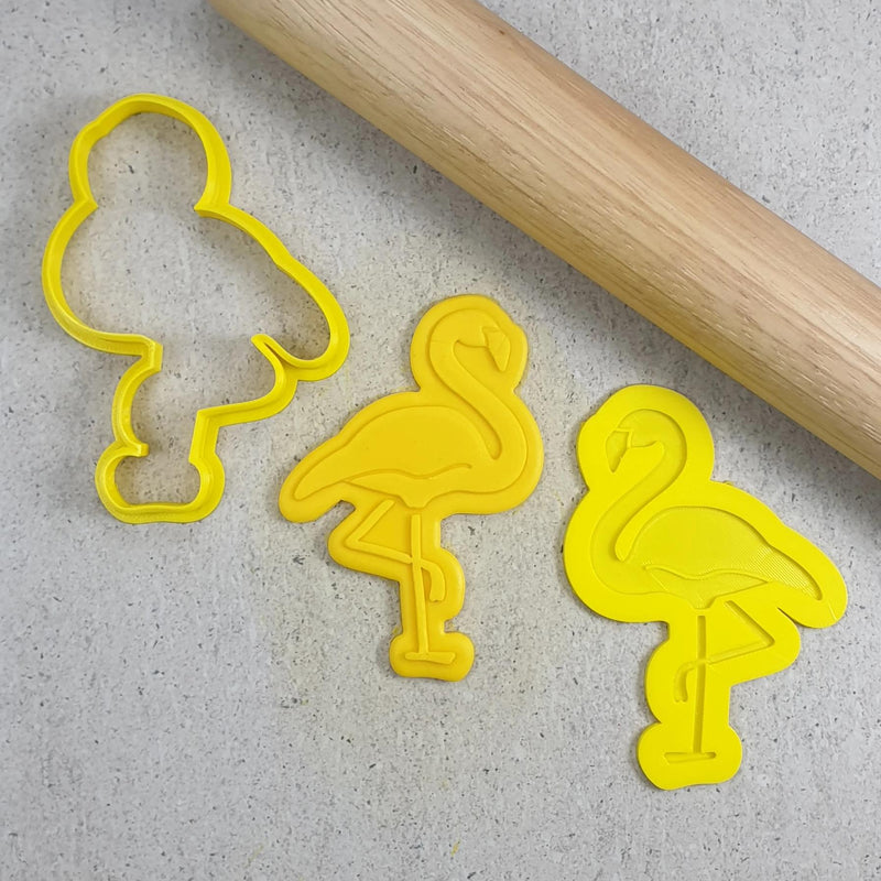 Stamp Embosser With Cutter Flamingo