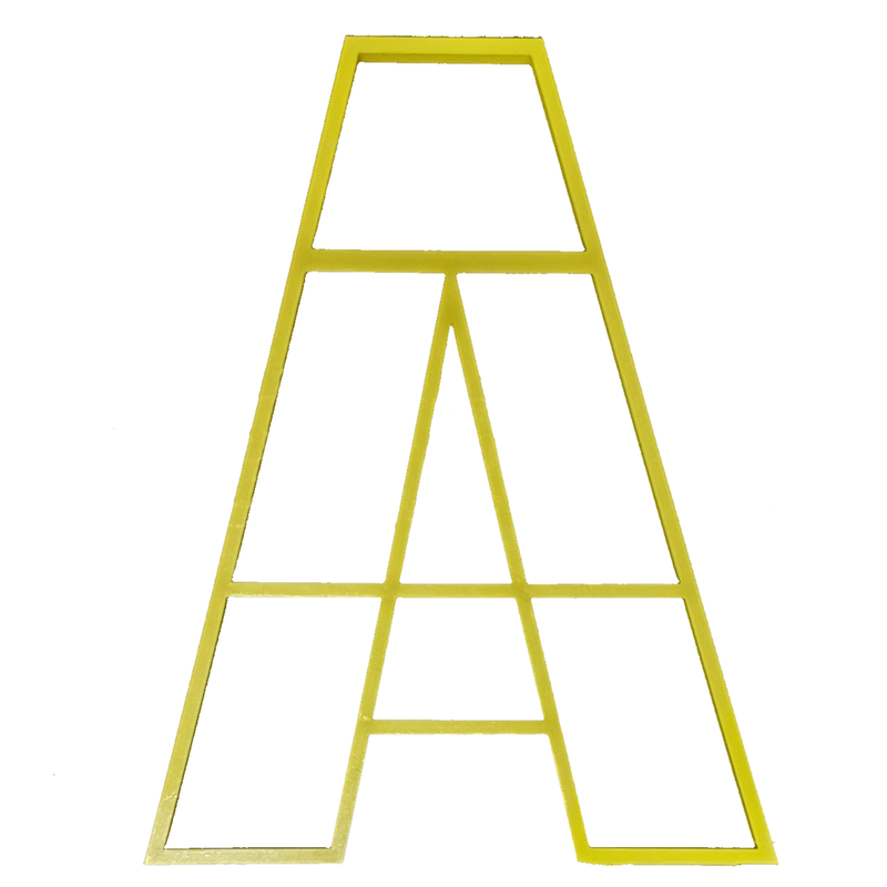 Cookie Cake Cutter Letter A/V *Clearance*