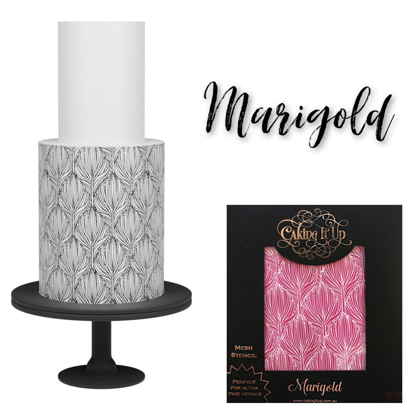 Mesh Stencil Marigold