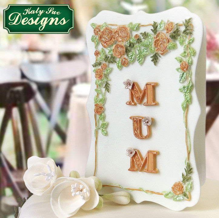 Silicone Mould Manuscript Alphabet