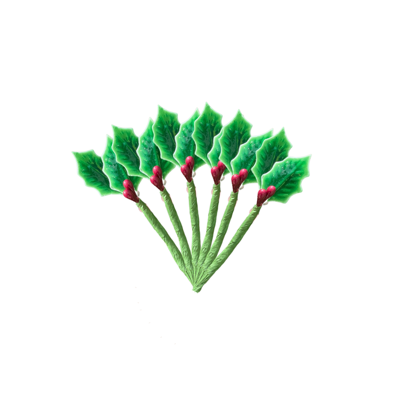 Topper Small Holly 6pc