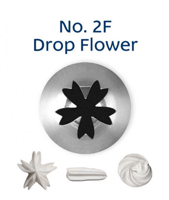Piping Tip Drop Flower #2F
