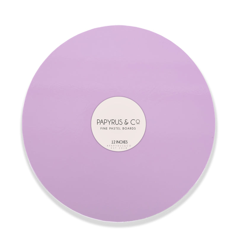 Masonite Board Round Pastel Lilac 12in