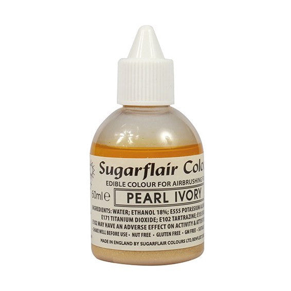 Airbrush Glitter Pearl Ivory 60mL