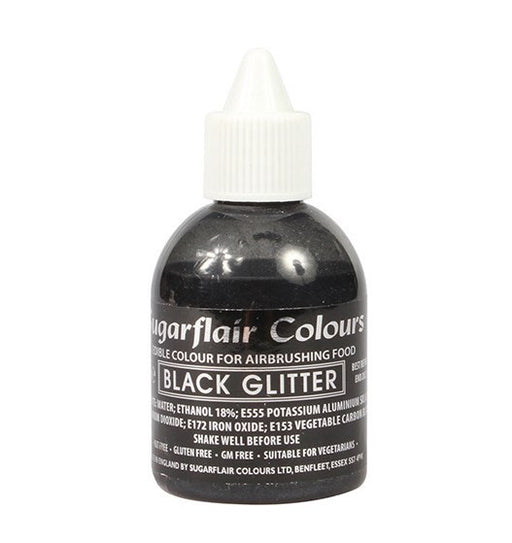 Airbrush Glitter Pearl Black 60mL