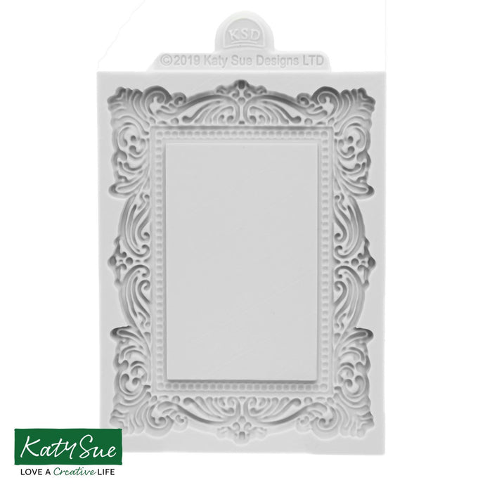 Silicone Mould Vintage Frame Large