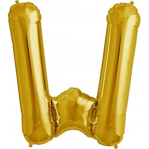 Alphabet Balloon Gold 34in W *Clearance*