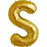 Alphabet Balloon Gold 34in S *Clearance*